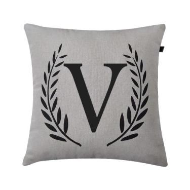 Imagem de Almofada Mescla V 40x40cm Preto - FASTLAR