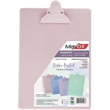 Imagem de Prancheta Plastica Super Rosa Pastel - Taiwan Collection