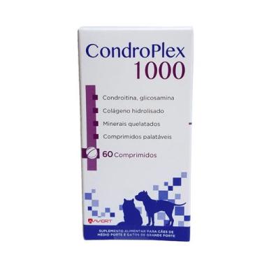 Imagem de Condroplex para cães e gatos 60 Cápsulas - 1000 mg - Avert
