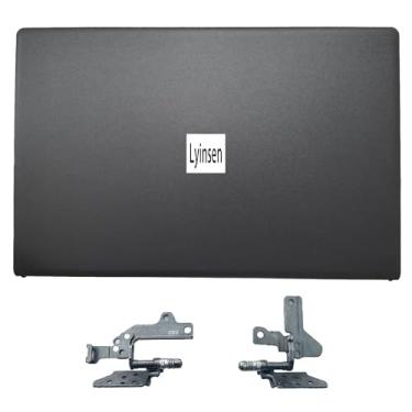 Imagem de Lyinsen Tampa traseira traseira de substituição LCD para laptop com dobradiças de 15,6 polegadas para Dell Inspiron 15 3510 3511 3515 3520 3525 00WPN8 0WPN8 GDM50 87GX7 AP3LE000901 preta