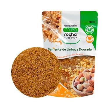Imagem de Semente Selecionada Linhaça Dourada Alta Qualidade 100% Natural 100g -