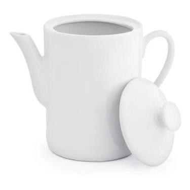 Imagem de Bule Para Café 800ml Porcelana Branca ... 1 Unidade - PORCELANA L.A