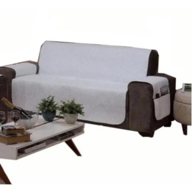 Imagem de Capa Para Sofá De 2 Lugares King Impermeável Proteção Decoração - Bruc