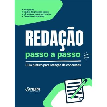 Imagem de Livro Redação - Passo a Passo - Nova Concursos