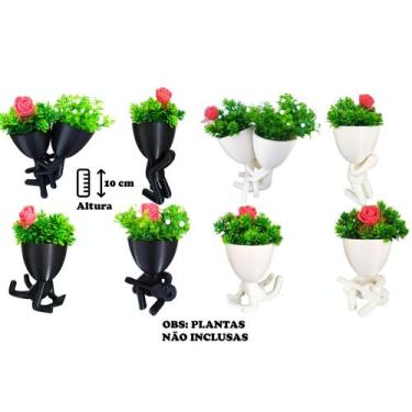 Imagem de Kit Vasinhos Para 10 Suculentas Robert Bob Planta Decor - marxgreg3d