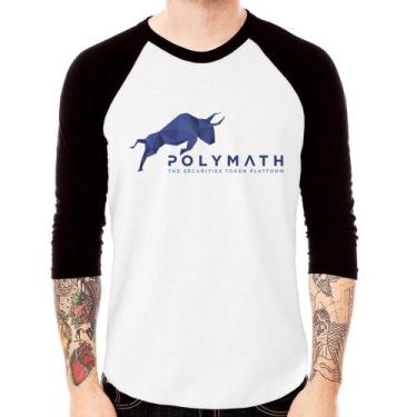 Imagem de Camiseta Raglan Polymath The Securities Token Platform Manga 3/4 - Foc