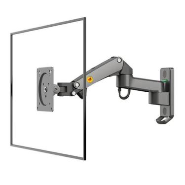 Imagem de Suporte de Parede Monitor 17 a 34 Braço Articulado Pistão a gás Ajuste