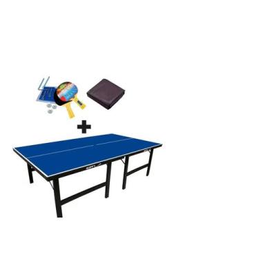 Imagem de MESA DE PING PONG OFICIAL MDP 15mm KLOPF 1001 + KIT completo ping pong