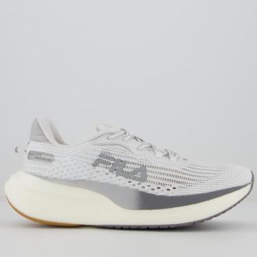 Imagem de Tênis Fila Racer Speedzone Feminino Branco e Prata, 38