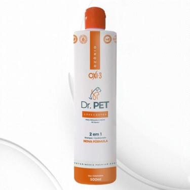 Imagem de Shampoo Cães e Gatos com Ozônio 2 em 1 Dr Pet - Anti-bactericida, Anti