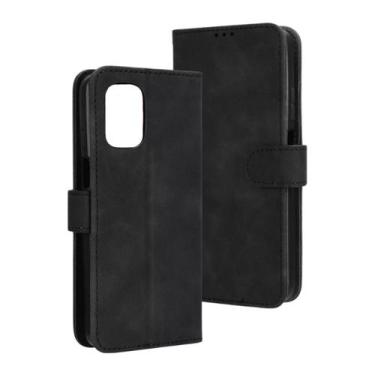 Imagem de Capa Capinha Carteira Estojo Moto G55 + Película De Vidro 3D - DB, Pre