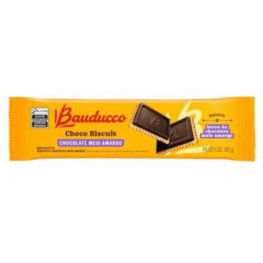 Imagem de Choco Biscuit Bauducco Chocolate Meio Amargo 80g, 1, Chocolate meio am