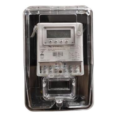 Imagem de Medidor de Energia Bifásico 110v 220v + Caixa Instalação - Up Energy +