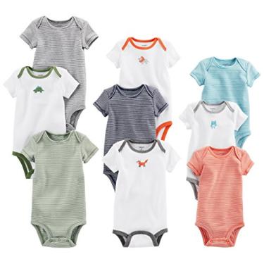 Imagem de Carter's Pacote com 9 bodies Grow with Me para bebês meninos, Multi/Menino, 3M-6M-9M