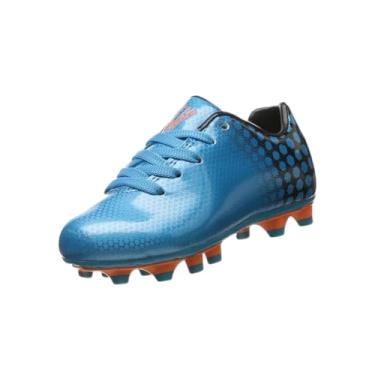 Imagem de Vizari Chuteiras de futebol juvenil para meninos e meninas | Sapatos de futebol para atividades ao ar livre para crianças pequenas, pequenas/grandes - azul/preto, Azul/preto, 17