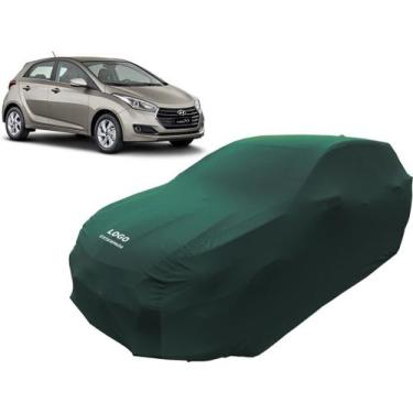 Imagem de Capa Para Cobrir Carro Hyundai Hb20 Tecido Helanca - Mz, Verde