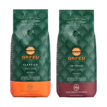 Imagem de Café em Grãos Clássico e Intenso - Orfeu Combo 2 x 250g
