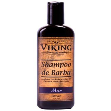 Imagem de Shampoo de Barba Mar Hidratante Limpeza Profunda 200mL Viking