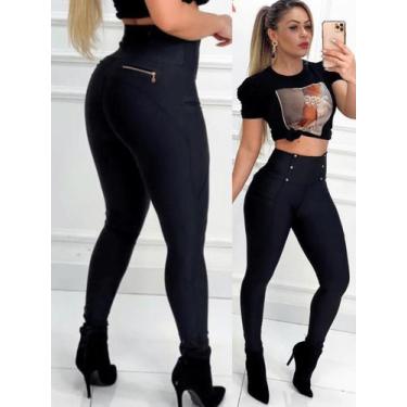 Imagem de Calça Legging Montaria Feminina Chapa Barriga - NoBrand, Preto, M