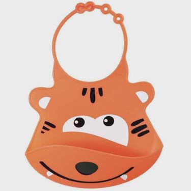 Imagem de Babador De Silicone Para Bebê Impermeavel Leão Multilaser