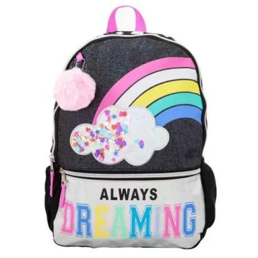 Imagem de Mochila Escolar de Costas Infantil Arco-Íris Always Dreaming Paête Men
