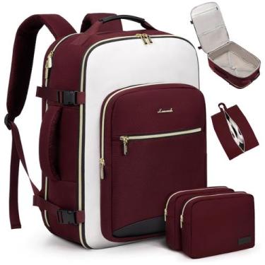 Imagem de Mochila de viagem LOVEVOOK Large 40L impermeável para mulheres e homen