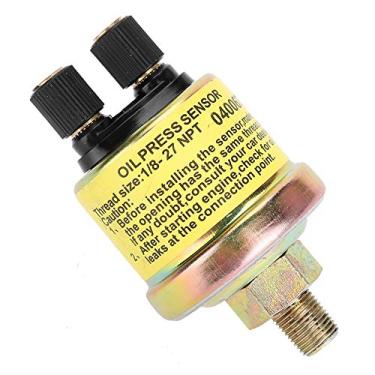 Imagem de Sensor Universal de Pressão de óleo de 1/8 do Motor NPT Com Design de Final Duplo, Fácil de Instalar, Compatível Com Medidores de Pós -venda, Feitos de Materiais de Alta