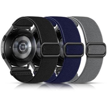 Imagem de Pulseiras de relógio Lerobo Elastic compatíveis com Samsung Galaxy 7-4