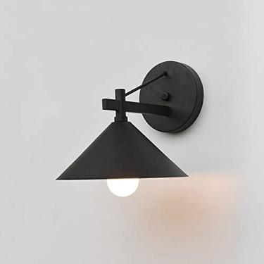 Imagem de Luminária de parede estilo fazenda, retrô, para áreas externas, à prova d'água, para varanda industrial, para montagem em parede, luminária de parede externa, vintage, para entrada de garage