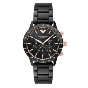 Imagem de Relógio Emporio Armani Ar70002 Ceramica 45mm Á prova dágua-Masculino