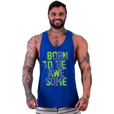 Imagem de Regata MXD Conceito Born To Be Awesome Masculina-Masculino