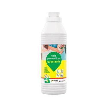 Imagem de Cola multiuso extra 1kg branca Quartzolit - Weber Quartzolit