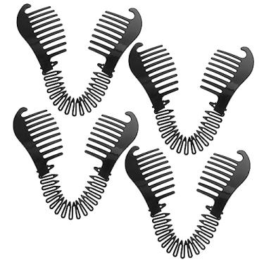 Imagem de CALLARON 4Peças Clipes Tranças Ferramenta Flexível e Portátil Mulheres Penteados Rápidos e Criativos