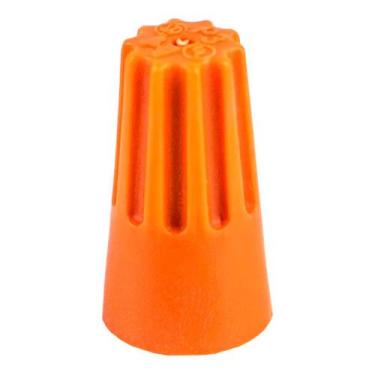 Imagem de 100 Conector Rolon De Torção Laranja Emenda Para Cabos Fios - JNG