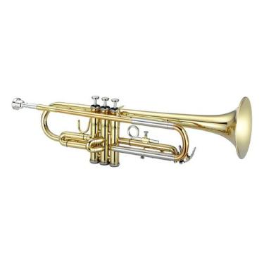 Imagem de Trompete Jupiter 500 Lacquer Bb - Jtr500 Dourado