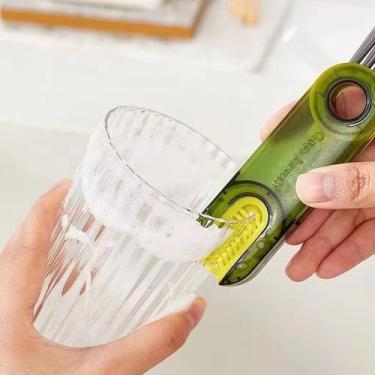 Imagem de Escova de Limpeza Multifunção Cabeça Rotatória Dupla - Yaay