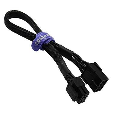 Imagem de COMeap Adaptador de alimentação de CPU de 8 pinos para 8 pinos, PCIe 8 pinos fêmea para CPU 8 pinos (4 + 4 destacáveis) macho EPS-12 V cabo conversor conversor 13,3 polegadas (34 cm)