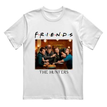 Imagem de Camiseta Unissex Serie Supernatural Friends The Hunter os caçadores al