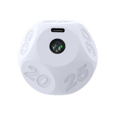 Imagem de Temporizadores de cozinha Cube 、Temporizador Pomodoro、Flip Timer Game Countdown Recarregável Pequeno Cronômetro Bonito 15-20-30-45-60 Minutos para Sala de Aula e Cozinhar Cozinha Timer Manager (Branco