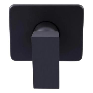 Imagem de Acabamento de registro monocomando padrão deca preto fosco - Creatore 