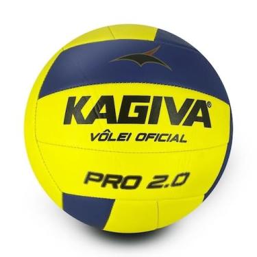 Imagem de Bola de Vôlei Oficial Pro 2.0 – Tamanho Oficial, Costurada à Mão, Uso Indoor e Outdoor