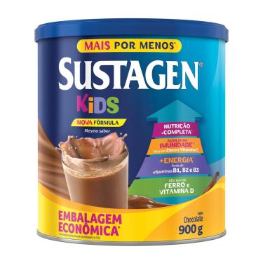 Imagem de Complemento Alimentar Sustagen Kids Chocolate Sabor Chocolate 900g
