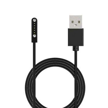Imagem de REDYY Cabo USB 2.0 macho para 5 pinos 12 mm espaço forte sucção magnética cabo de carregamento rápido compatível com smartwatch para carregador de relógio inteligente