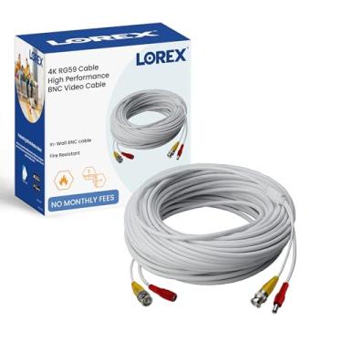 Imagem de Lorex RG59/Cabo acessório de alimentação, 36 m | para qualquer câmera de segurança analógica HD (CVI/TVI/AHD/MPX) ou analógica (CVBS)