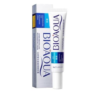Imagem de Creme para Acne e Espinhas - Tratamento Anti-inflamatório, Redução de Cravos e Oleosidade, Pele Sensível, Não Comedogênico, Hidratante Facial com Ácido Salicílico e Tea Tree Oil - 30g acne removedor de verrugas