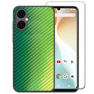 Imagem de Ranyi Capa para Pinwheel Genesis 3 com protetor de tela, padrão ondulado gradiente colorido, fina, flexível, proteção de TPU (poliuretano termoplástico), capa de borracha de silicone para cata-vento