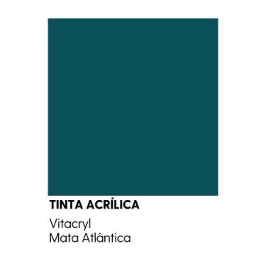 Imagem de Tinta Emborrachada Acetinada Verdes - Vitacryl, Mata Atlântica, 3,6 lt