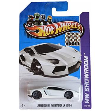Imagem de Hot Wheels Lamborghini Aventador LP 700-4, [White] Showroom 173/250