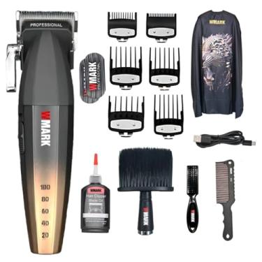 Imagem de Kit Completo Maquina De Cortar Cabelo e Aparador Barbear Premuim Uso Profissional Unissex Potênte E Silêncioso Desing Moderno