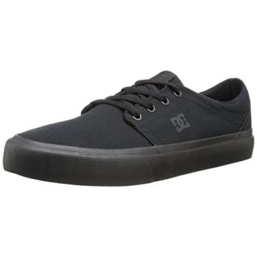 Imagem de DC Tênis de skate Trase Tx feminino, Preto/Preto/Azul, 7.5
